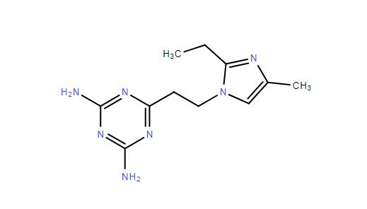 2,4-二氨基-6-[1-（2-乙基-4-甲基-1-咪唑基）乙基]-S-三嗪